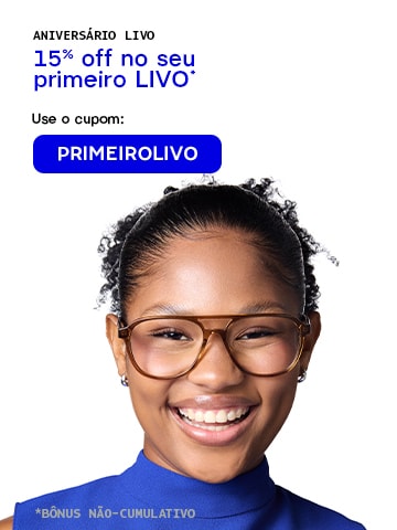 Banner 15% no seu primeiro LIVO Mobile
