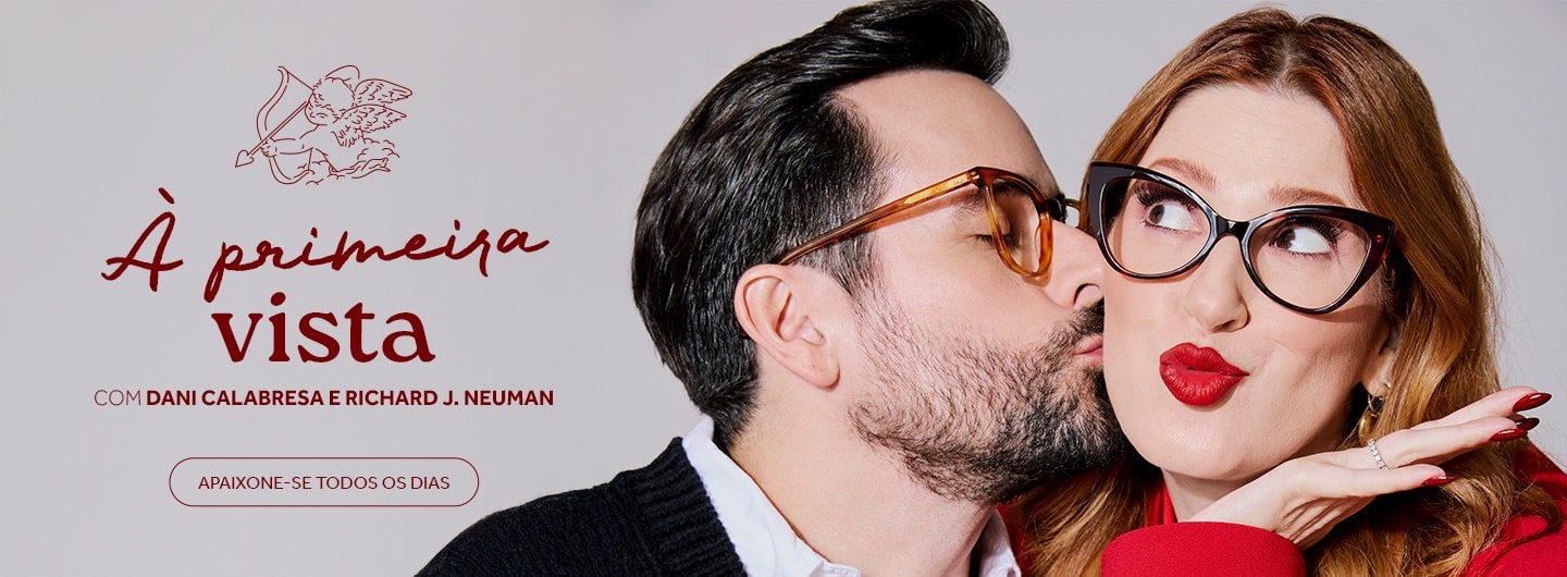 À primeira vista: com Dani Calabresa e Richard Neuman! Confira os produtos.