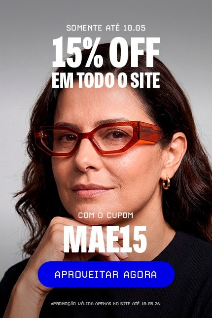 Dia das Mães com 15%OFF em todo o site! Use o cupom MAE15