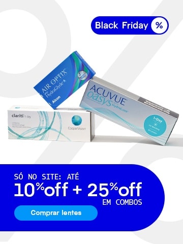 Black Friday no Site LIVO: lentes de contato com até 10%off + 25%off nos combos!