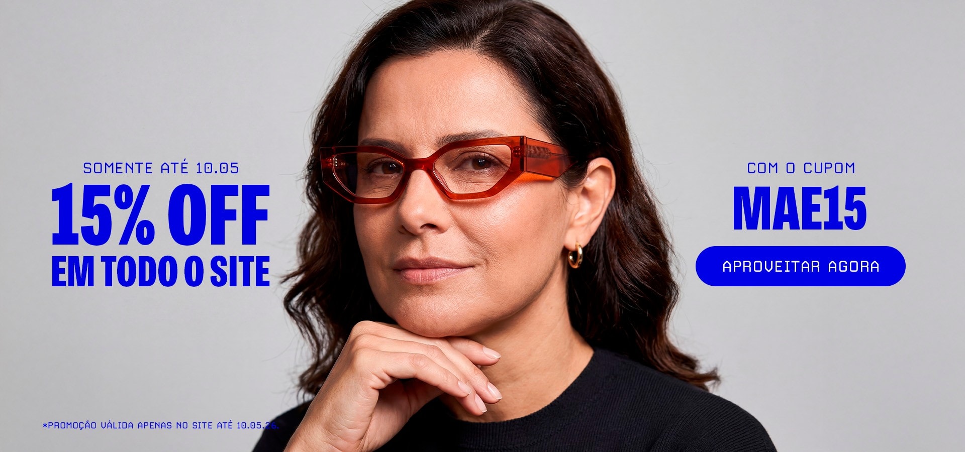 Dia das Mães com 15%OFF em todo o site! Use o cupom MAE15