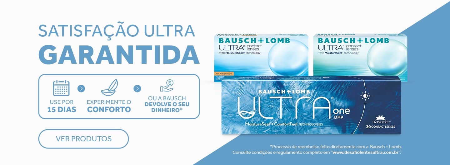 Lentes Ultra - Satisfação Garantida. Confira o regulamento aqui!