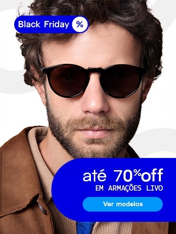 Black Friday LIVO: até 70%off em óculos de sol!
