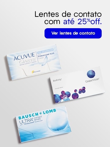 Lentes de Contato com até 25%OFF! Garanta as suas.
