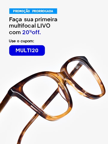 Banner 20% no seu primeiro Multifocal Mobile