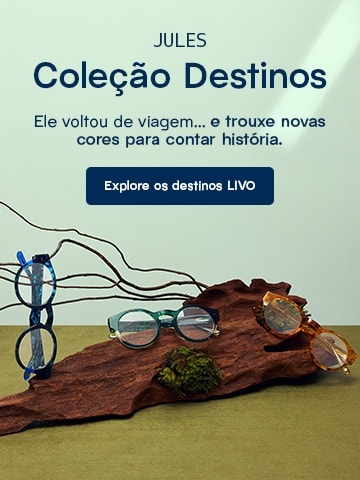 Ele voltou, com novas cores! Jules: Coleção Destinos - Garanta o seu.