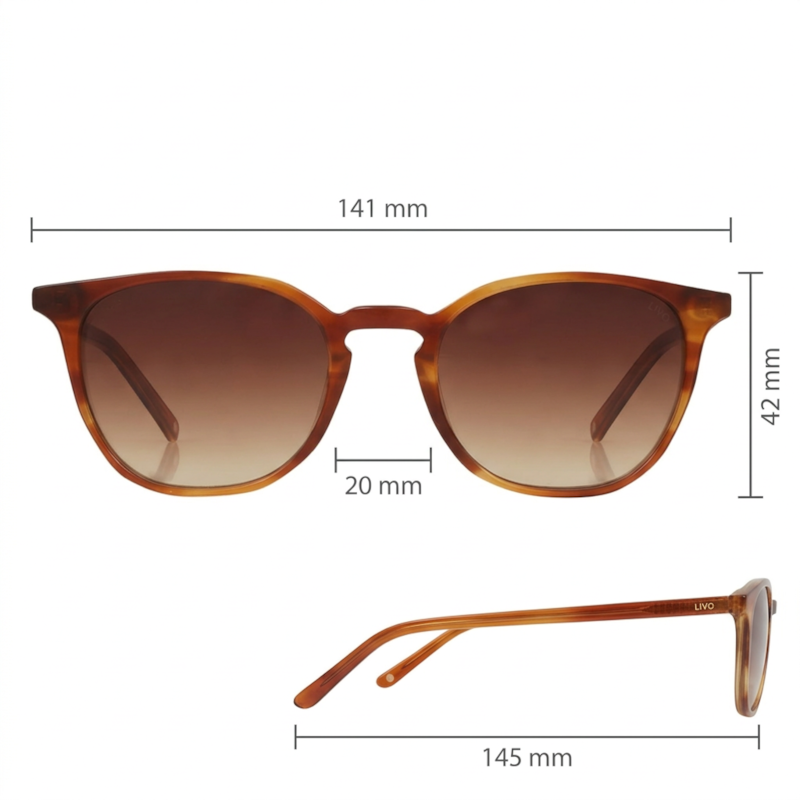 Dimensões Óculos Livo Ralph - Demi Ruivo