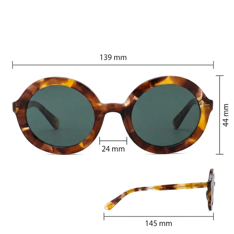 Dimensões Óculos Livo Rita - Demi Amarelo