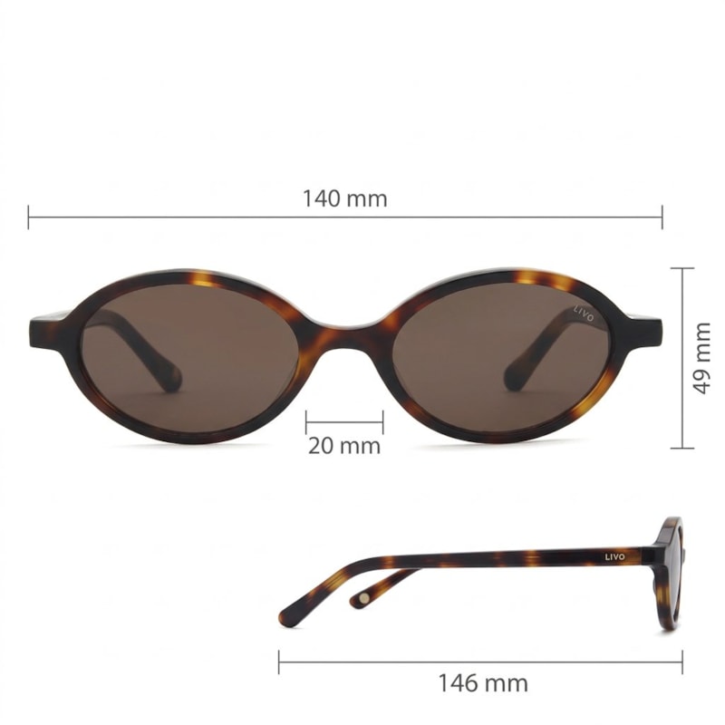 Dimensões Óculos Livo Julieta - Demi Classico