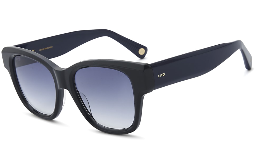 Antonella - Preto + Azul Marinho