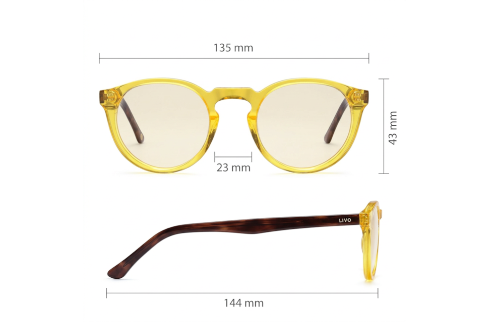 Armando - Amarelo Cristal + Marrom