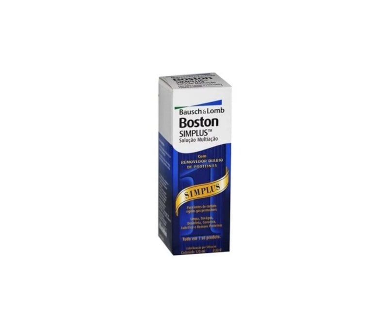 Boston Simplus 120 ml - Solução para lentes de contato rígidas (rgp)