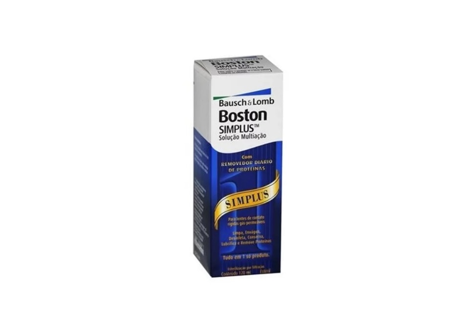 Boston Simplus 120 ml - Solução para lentes de contato rígidas (rgp)