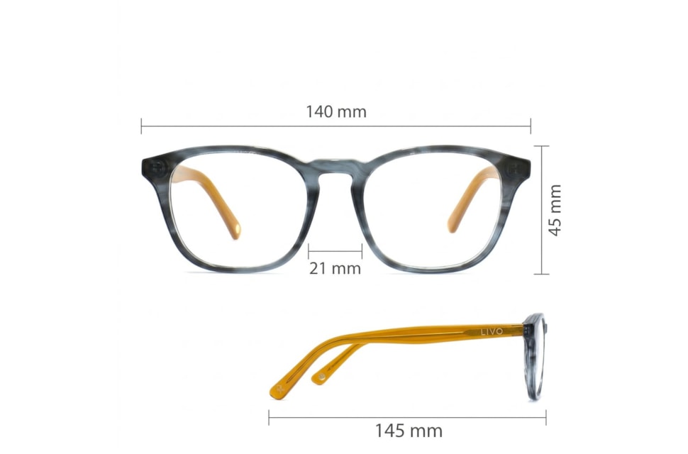 Cesar - Preto Cristal + Caramelo