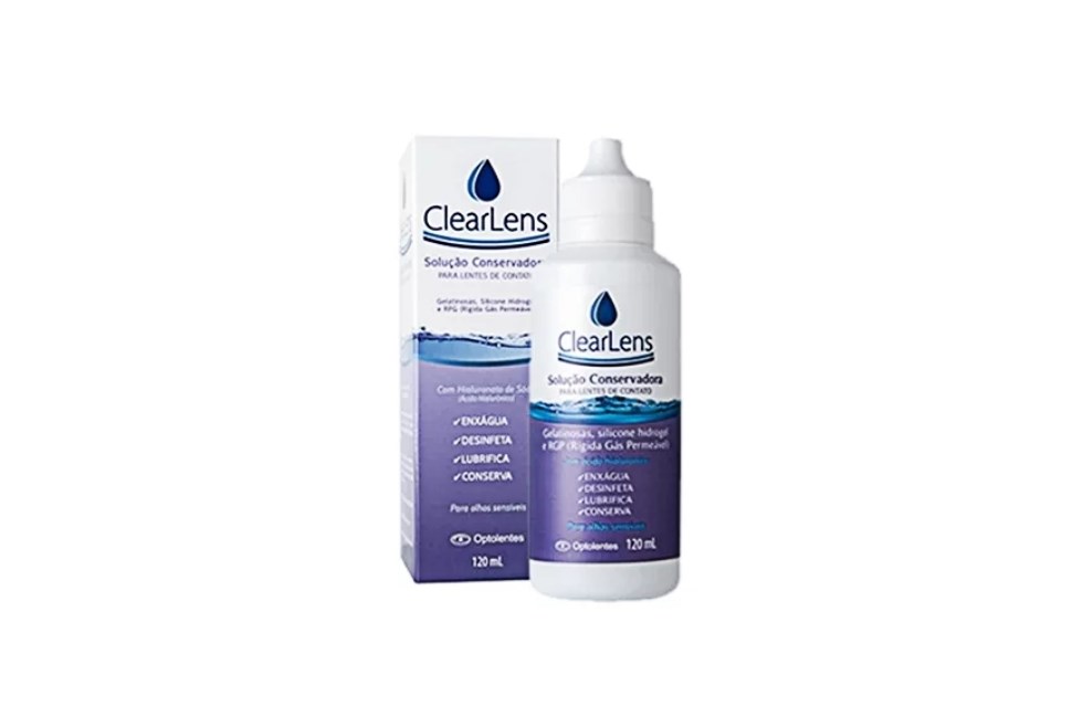 Clearlens 120 ml - Solução conservadora para lentes de contato-foto-do-produto-0