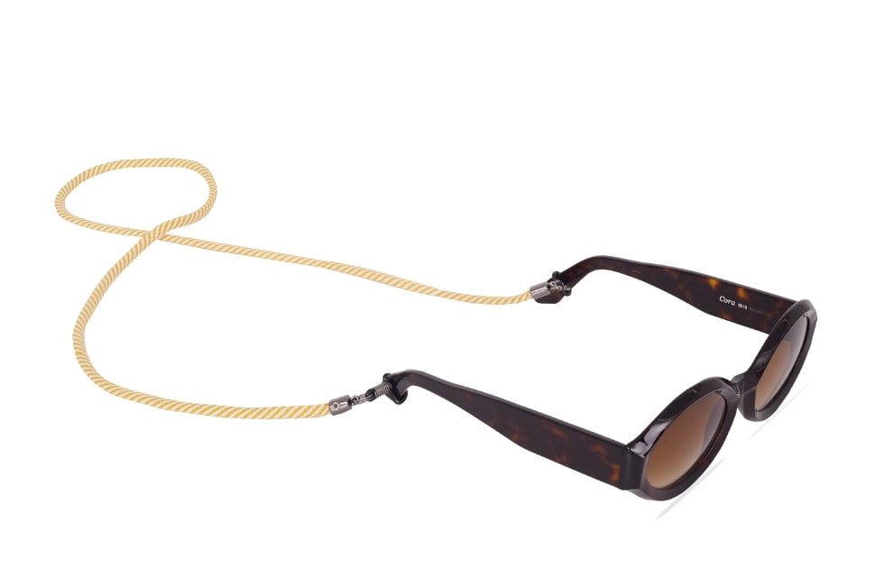 Cordinha Nautica Amarela + Branco