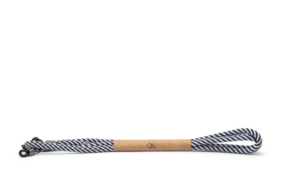 Cordinha Nautica Azul + Branco