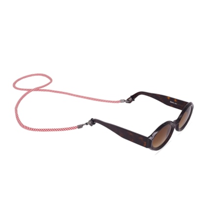 Cordinha Nautica Vermelha + Branco