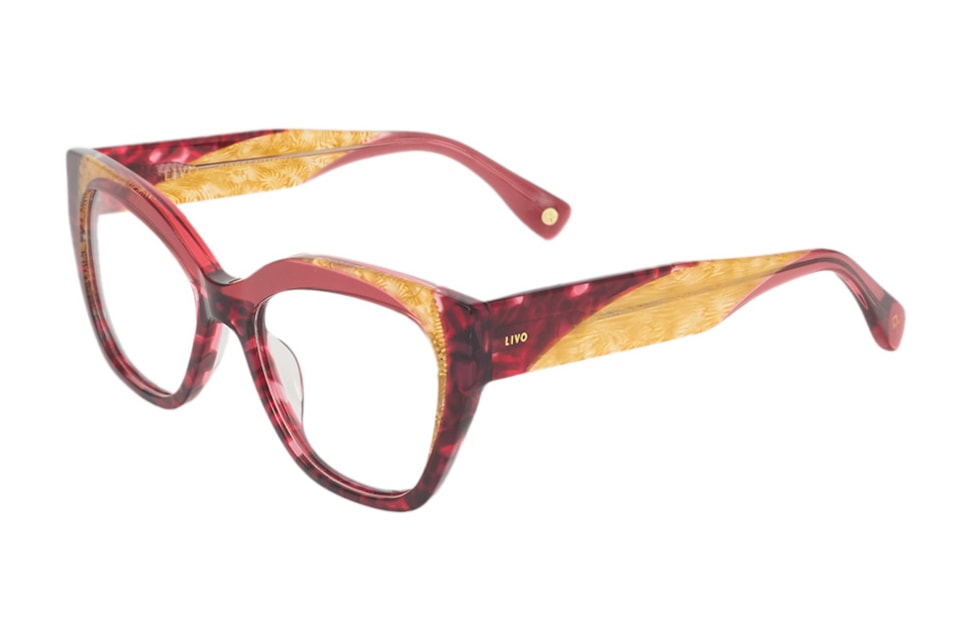 Dália - Demi Vermelho + Bege