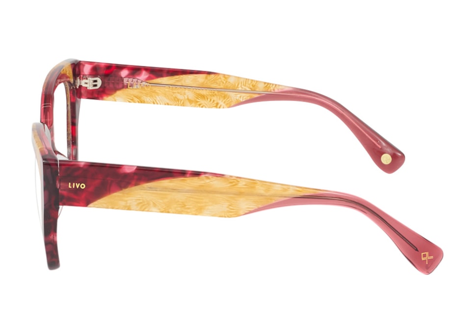 Dália - Demi Vermelho + Bege