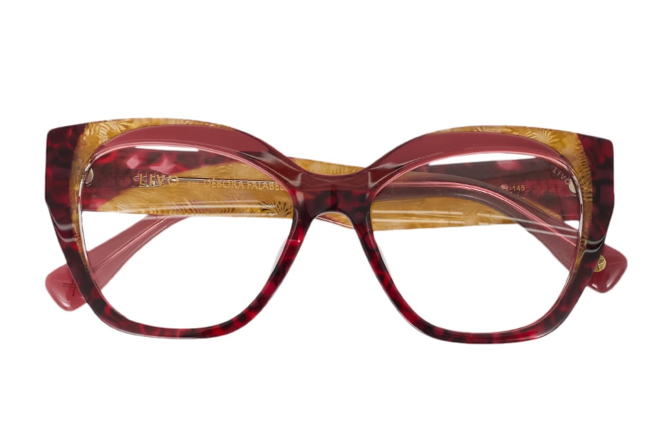 Dália - Demi Vermelho + Bege