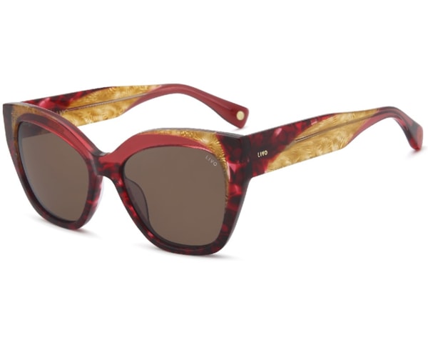 Dália - Demi Vermelho + Bege Dália - Demi Vermelho + Bege