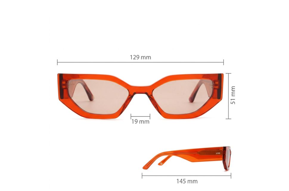 DUA - LARANJA CRISTAL + LENTE SAFARI