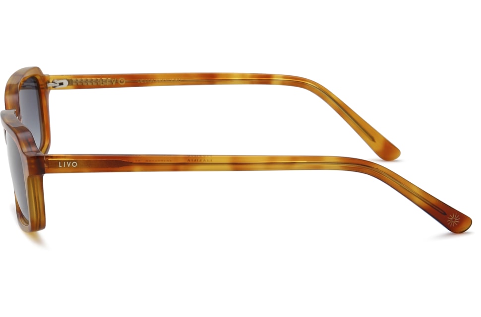 Hanna - Demi Amarelo + Lente verde Degradê