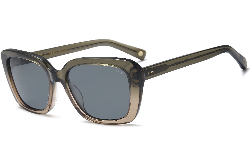 Irina - Verde Degradê + Marrom