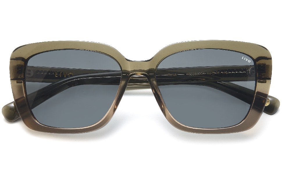 Irina - Verde Degradê + Marrom