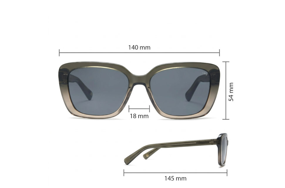 Irina - Verde Degradê + Marrom