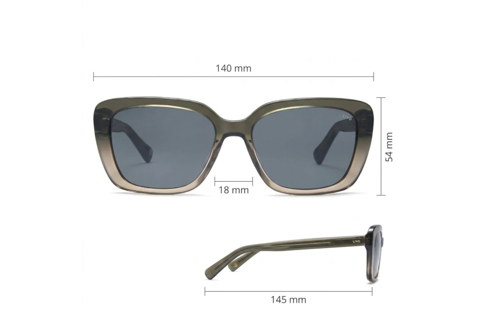 Irina - Verde Degradê + Marrom