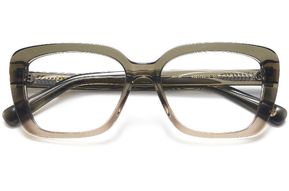 Irina - Verde Degradê + Marrom