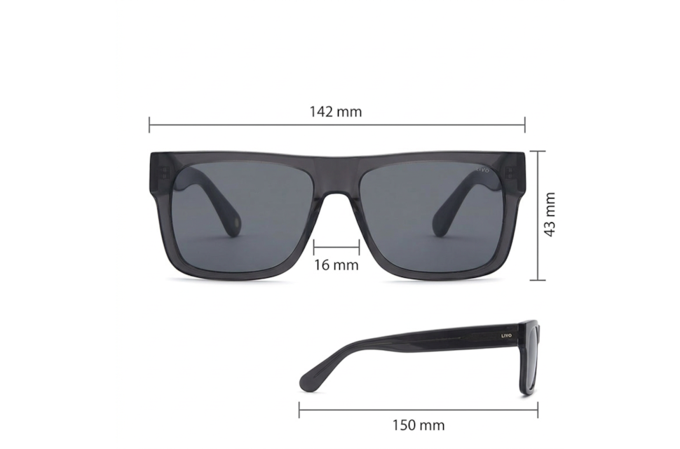 Italo - Cinza Escuro Cristal