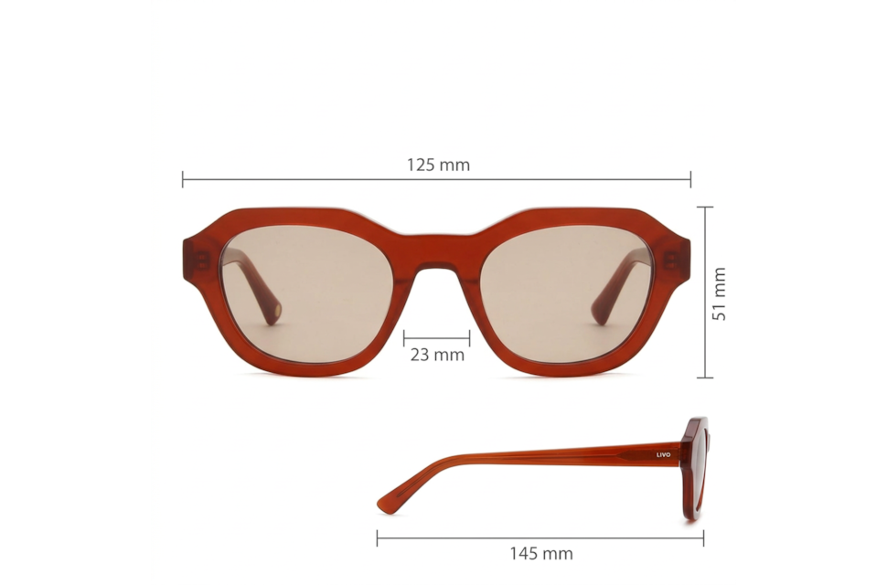 JOHNNY - LARANJA ESCURO + LENTE SAFARI