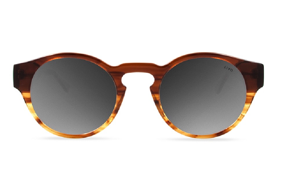 Jules - Demi Honey Gold Mirror