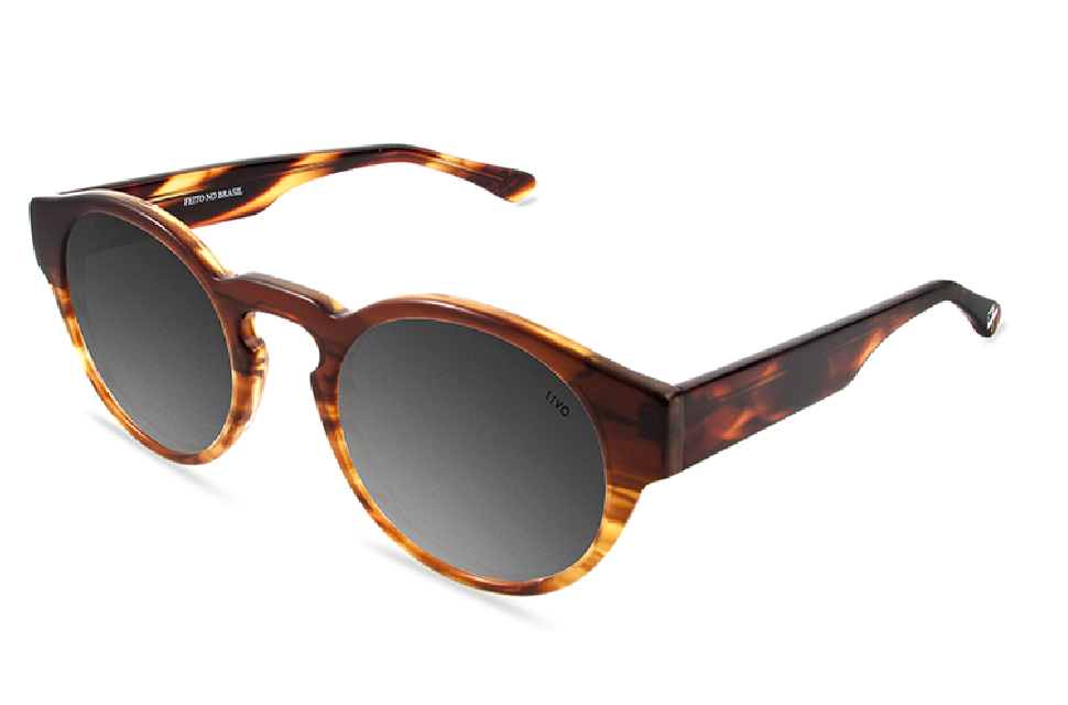 Jules - Demi Honey Gold Mirror