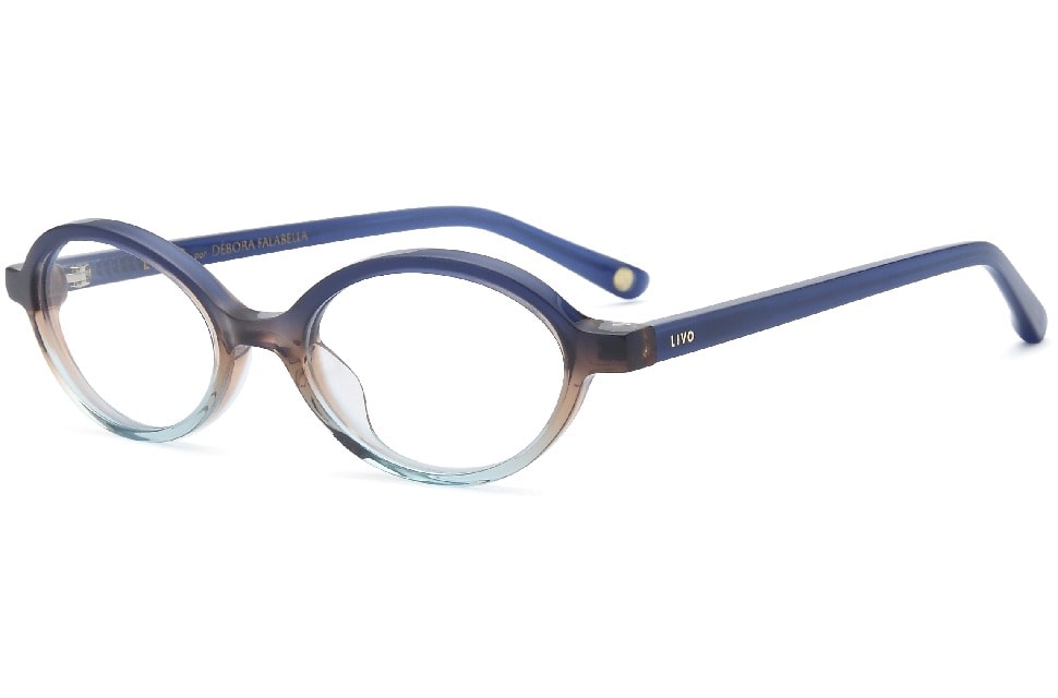 Julieta - Marrom Degradê + Azul