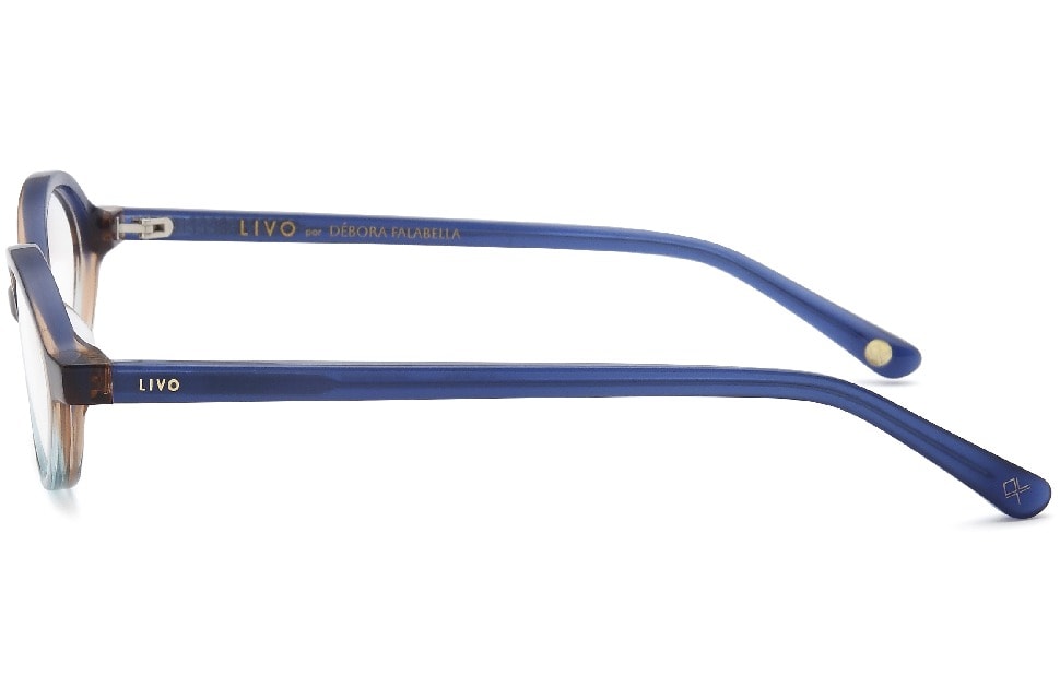 Julieta - Marrom Degradê + Azul