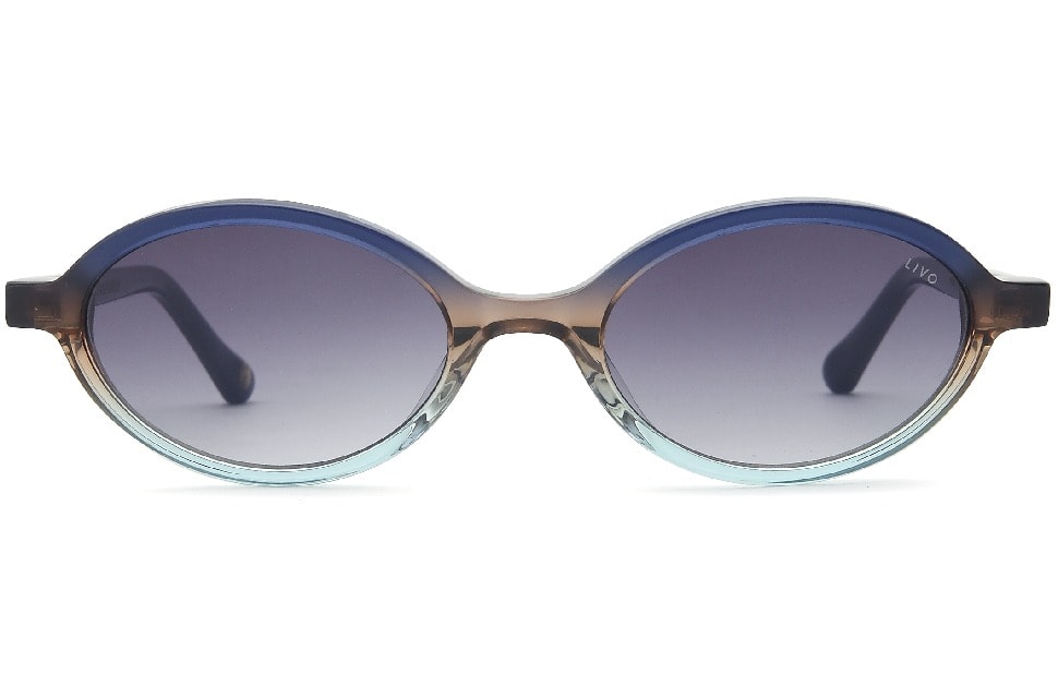 Julieta - Marrom Degradê + Azul