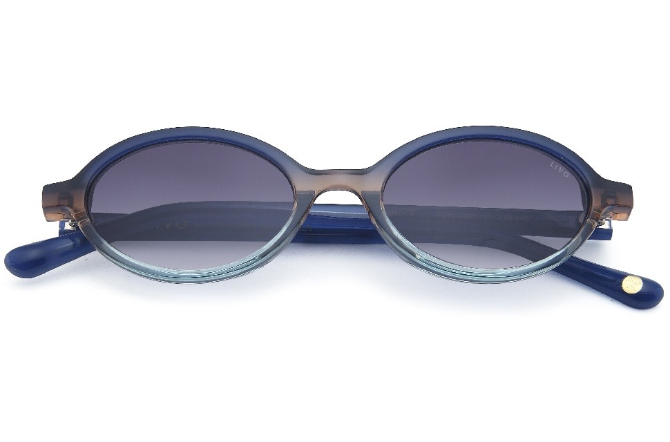 Julieta - Marrom Degradê + Azul