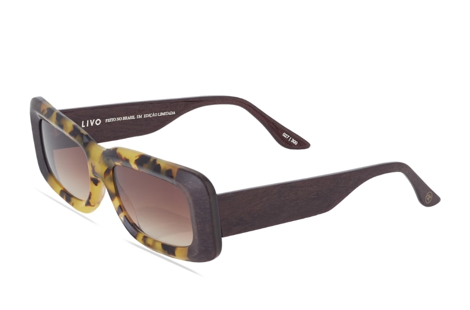 Karolina - Demi Amarelo + Marrom Fosco