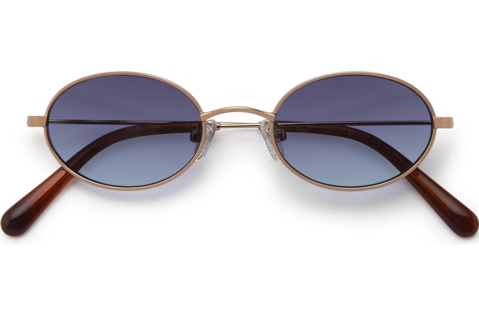 Kenji - Bronze + Lente Azul Degradê