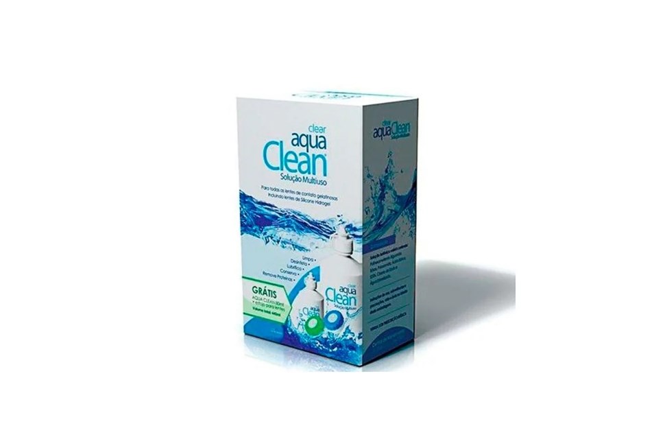 Kit Aqua Clean 440 ml - Solução Multiuso para lentes de contato-foto-do-produto-0
