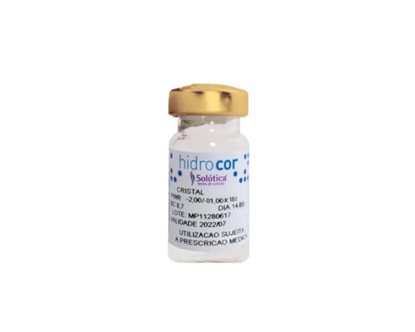 Lente de contato colorida Hidrocor Tórica Lente de contato colorida Hidrocor Tórica