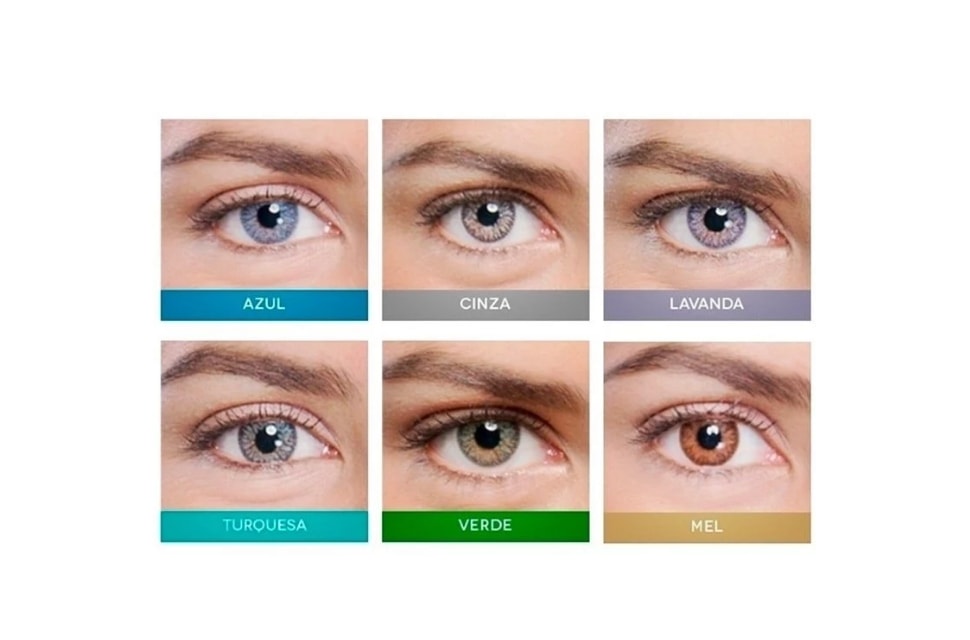 Lente de contato colorida Magic Top - Sem grau