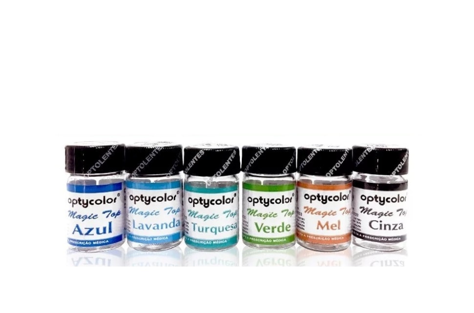 Lente de contato colorida Magic Top - Sem grau