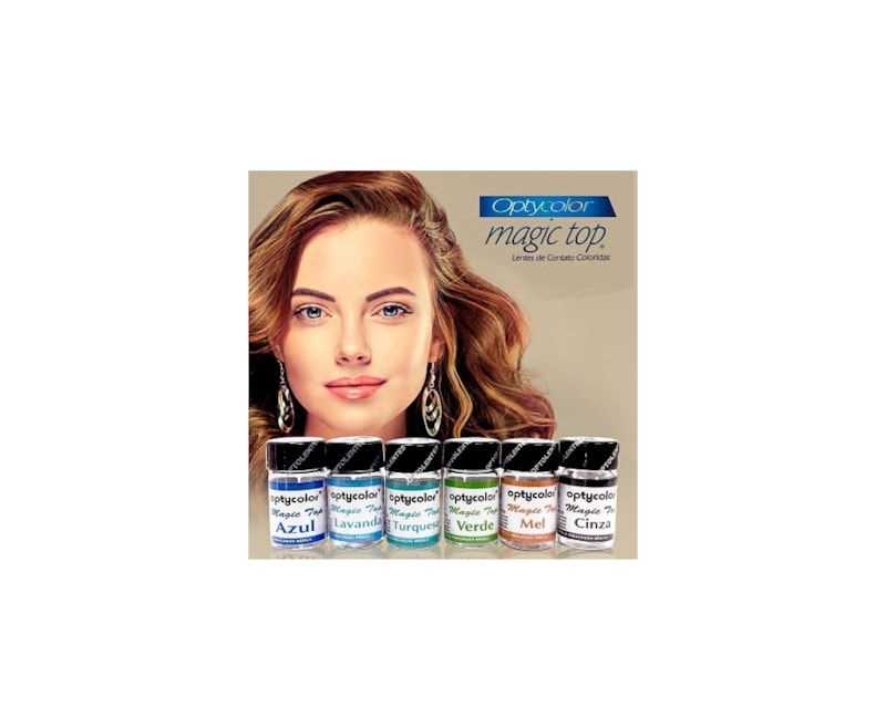 Informação técnica Lente de contato colorida Magic Top - Sem grau
