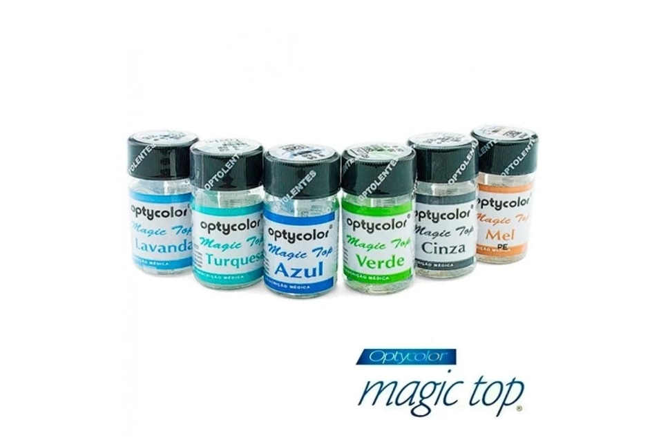 Lente de contato colorida Magic Top - Sem grau