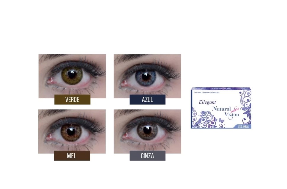Lente de contato colorida Natural Vision anual - Com grau-foto-do-produto-2